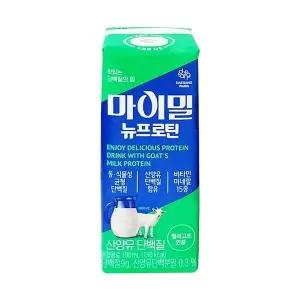 대상웰라이프 마이밀 마시는 뉴프로틴 산양유 단백질 190ml x 16팩 2박스 H 382382