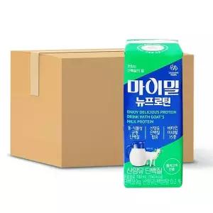 대상웰라이프 마이밀 마시는 뉴프로틴 산양유 단백질 190ml x 16팩 2박스 V 382383