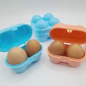 휴대용 에그케이스 2구 캠핑용 계란보관통 MM-50059 계란정리함 계란보관함