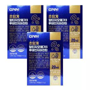 GNM자연의품격 초임계 알티지오메가3 루테인지아잔틴 1050mg x 30캡슐 3개-