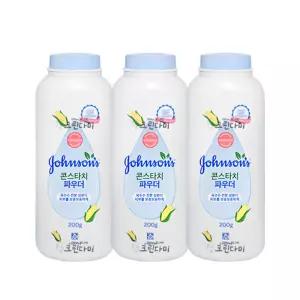 존슨즈 베이비파우더 존슨즈 콘스타치 파우더 200g x3개