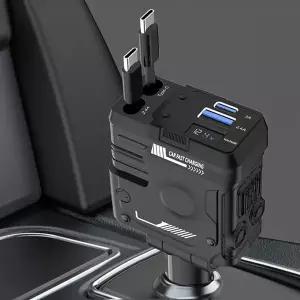 모가비 차량용 릴타입 충전기 4 in1 릴 고속충전기