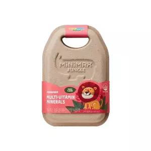 [유통기한 임박] 미니막스 정글 멀티비타민 미네랄 복숭아맛 60구미, 1개