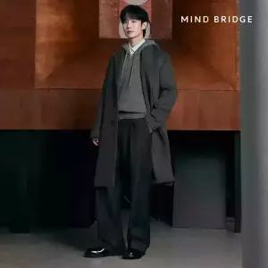 [택가 89,900원]마인드브릿지 남성 [COUTURE]데님라이크와이드원턱팬츠 MYPT7181