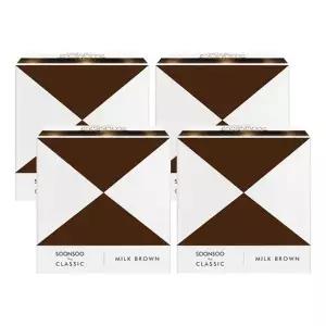 순수 더 클래식 염색약 밀크 브라운X4개