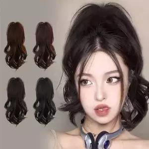 [하프클럽/셀러허브_여성트랜드패션]부분가발 헤어볼륨머리핀 가발 컬링