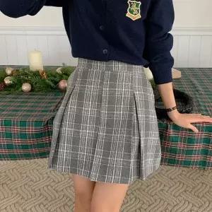 [하프클럽/] 플리츠체크미니스커트 LTQ369M512 빅사이즈