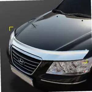 소나타 본넷 가드 후드 버그 크롬 보호 몰딩