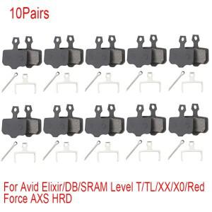 Avid Elixir RCRCR-MAGE13579 SRAM RED FORCE AXS 레벨 TTL X0 XX DB135 MTB 브레이크 패드 용 10 쌍 자전