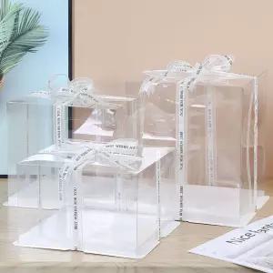투명케이크상자 50개세트 포장박스 미니 케익 베이킹