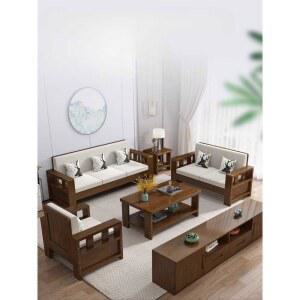 2인용 의류매장 3인용 원목 바니시 벤치 베드 3인 인테리어 의자 패브릭 소파 심플