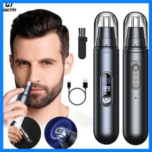 남성용 코털 트리머 전기 코털 제거기 미니 코털 클리퍼 USB 충전식 전기 코 및 귀털 트리머