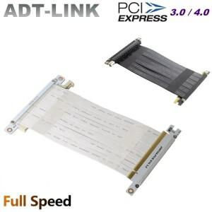 흑백 이중 역방향 그래픽 카드 연장 케이블 PCIe 4.0 3.0 x16 ~ Gen4/3 플렉시블 GPU 라이저 ITX A4 커넥터