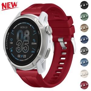 COROS PACE 3-Pro/APEX 4용 22mm 소프트 실리콘 스트랩 순토 호환 Vertical 2-1/Race 2-S/Run 스포츠 벨트