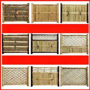 대나무 울타리 가림막 펜스 파티션 전원 야외 휀스 테라스 꾸미기 옥상 분리대 정원 난간