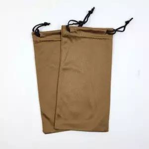 다용도천파우치 무지 휴대 가장심플 기본적인 안경복조리 브라운 (WFJ6Z8J)