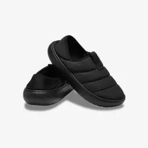 크록스 남성 여성 UX 클래식 퍼프 목 모크 샌들 슬립온 샌들 방한 겨울