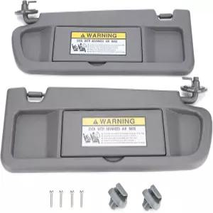 왼쪽 운전석 및 오른쪽 조수석 사이드 선바이저 혼다 시빅 2006 2007 2008 2009 2010 2011 2011을