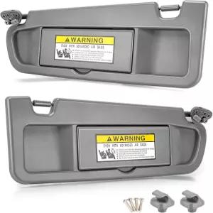 혼다 시빅 2006 2007 2008 2009 2010 2011의 운전석 선바이저 및 조수석 측면 바이저 교체 - 카