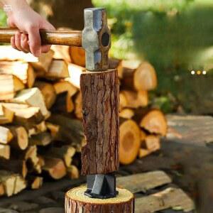 장작패기 통나무 나무 땔감 소형 장작쪼개기 쐐기도끼 캠핑 컷팅기