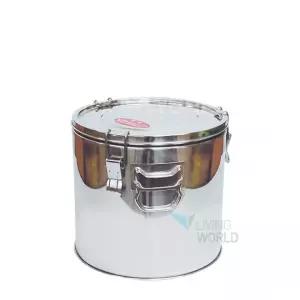 보온 급식용 배달 이중 양쪽손잡이 유압식 국통 스텐 12호 A형 리빙월드