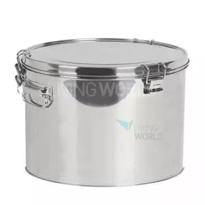 리빙월드 60L 급식용 이중 국통 스텐 배달 보온