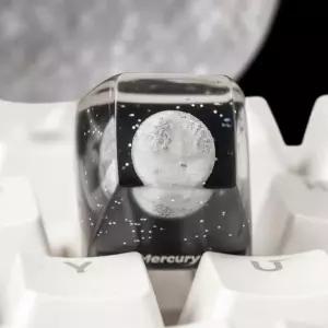 머큐리 플래닛 아티산 키캡 R1 SA 프로필 맞춤형 태양계 행성 1U ESC 핸드메이드 레진 게이밍 갤럭시 체리