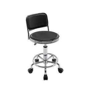 로비 카운터 등받이 바의자 6080cm 원형 의자 계산대 검정색 키높은