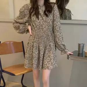 가을하객원피스 스모크밴딩 카라원피스 원피스 스커트 어깨셔링 허리 미니