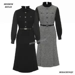 [미니멈]MD 울배색 섀도우 머메이드 원피스 MD MMYDAWO0480_CJ