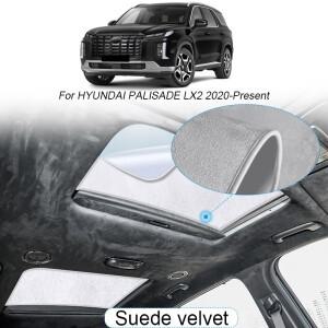 자동차 스웨이드 원단 정전기 흡착 선루프 햇빛가리개 현대 호환 팰리세이드 LX2 2020-2025 단열 채광창 액