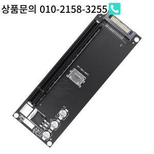 PCIE 어댑터 메인 보드 SFF-8611 Nvme M.2 SSD-Pcie 4.0 X16 확장 X4 라이저 외부 그래픽