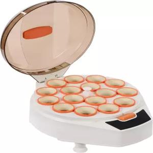 푸오디희 자동 풀볼 클리너 머신 16구 전동 당구공 세척기 3분/청소 LCD 디스플레이가 장착된 연마 클리닝