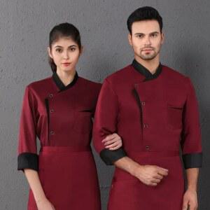 교회안내복 요 원 작업 허리 로고 식당 반팔 긴팔 케이크 SY 흰색 바디콘