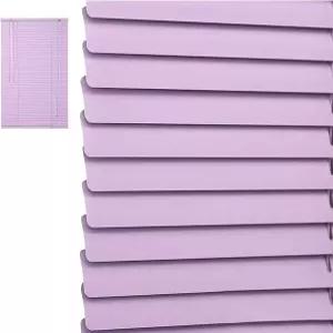 실내 창문용 알루미늄 블라인드 2.5cm 무선 베네치아 주방 사무실 욕실 수평 방수 창문 처리 셔터 라이트