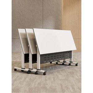 접이식 테이블 사무용 의자 1200x400x750 강의용책상 이동식 책걸상 2인용