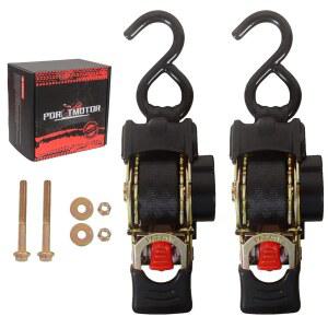 [미국배송] 포로 모터 2 팩 볼트 온 리트랙터블 래칫 스트랩(1