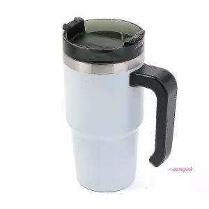 써머원 빨대 자동차 보온보냉 보냉컵 화이트 텀블러nop130