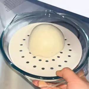 도자기 물빠짐 접시 채반 세라믹 찜기 뚫린 구멍 만두 오브유 11번가