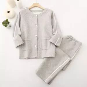 키밍 겨울 검진복 트임 노인 환자복 간호복 치료 상의