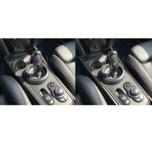 BMW 미니 쿠퍼 컨트리맨 F60 2017-2023  카본 기어 시프트 사이드 스트립 자동차 인테리어 악세사리 커버