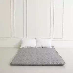 바닥요매트 더크린 퀸2인용요커버요솜 그레이