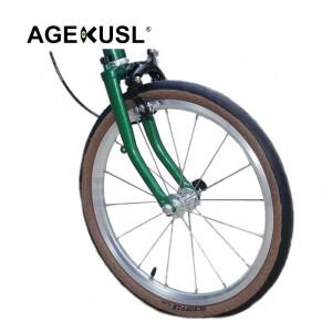 AGEKUSL 자전거 브레이크 세트 사이드 풀 캘리퍼 C 앞뒤 브롬톤 3 식스티 파이크 자바 접이식