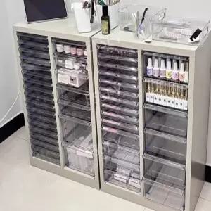 네일샵 메니큐어 보관함 수납 선반 서랍장