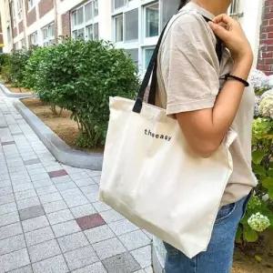 데일리 심플 캔버스 에코백 WFIQDWF