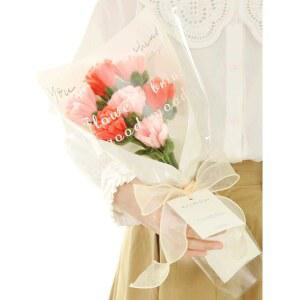 카네이션 모루꽃다발 만들기 어버이날선물 가정의달선물 부모님 패키지 대왕꽃 세트