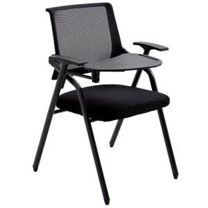 자습 의자 회의실 인용 접이식 체어 임시 미니 필기판 다리 1인용 일체형 책걸상