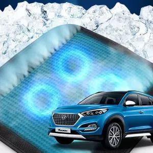 투싼IX 호환 차량용 쿨링시트 메쉬 4팬용방석 사무실 여름방석 자동차 의자 아이스 휴대용 용통풍 용자동차