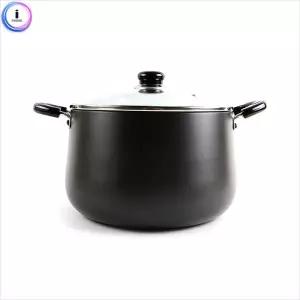 b35 키친아트 냄비(주노블랙) 곰솥28cm 곰솥 요리용 조리용 국냄비 탕냄비 코팅 양수