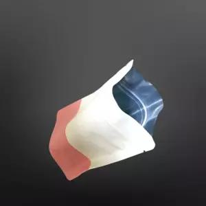 심플 알루미늄 지퍼스탠드 13X20cm 밑7cm 100매봉투 커피 은박 파우치